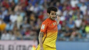 Cesc F&agrave;bregas meti&oacute; un gol en Mendizorroza en la victoria del Barcelona frente al Alav&eacute;s (0-3) en la Copa del Rey.