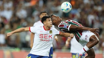 Jhon Arias asiste en triunfo de Fluminense ante Unión Española