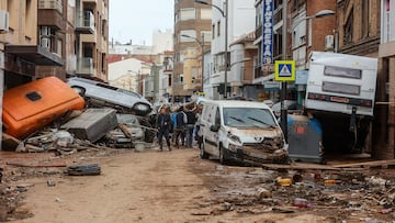 Imagen de los destrozos generados por la DANA.