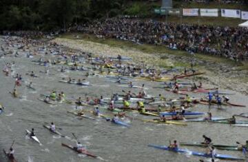 Walter Bouzán y Álvaro Fernández Fiuza han ganado hoy la 79ª edición del Descenso Internacional del Sella, ya la habían ganado en cinco ocasiones.