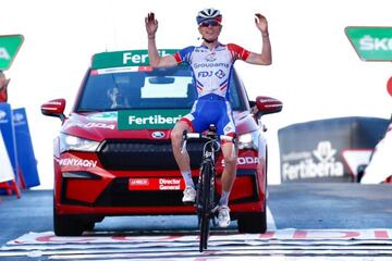 David Gaudu logró en La Covatilla su segunda victoria de etapa en la Vuelta 2020, tras la conquistada en La Farrapona. Dos llegadas en alto para un gran escalador.