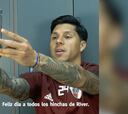 Enzo Pérez confirma la leyenda: así maneja las redes de River en el día del hincha