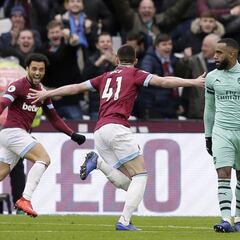 West Ham de Pellegrini logra sufrido triunfo frente a Arsenal
