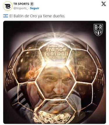 Los mejores memes del Balón de Oro 2023
