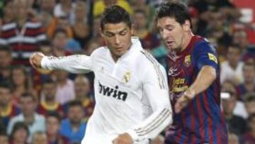 <b>TITANES. </b>Cristiano y Messi volverán a reeditar otro de sus grandes duelos en el Camp Nou.