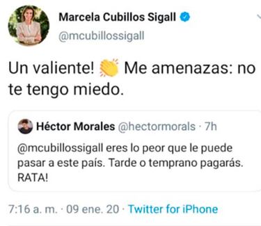 El tenso cruce entre Héctor Morales y la ministra Cubillos
