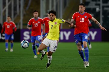 La Selección Colombia visita a Chile por la segunda fecha de la Eliminatoria rumbo a la Copa del Mundo 2026.
