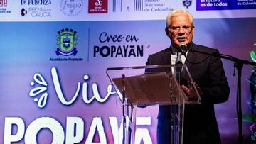 Juan Carlos López, ex presidente de Millonarios y actual alcalde de Popayán, positivo por coronavirus.
