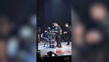 This video, which shows a robot competing in the Power Slap League, was created by AI and went viral with several people thinking it was real.