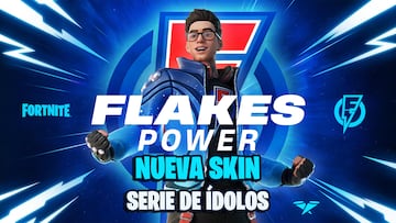 fortnite skin flakes power icon series serie de idolos