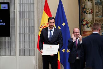 El piragüista Saúl Craviotto, premio excepcional de 2020 por luchar contra el covid en primera línea. 