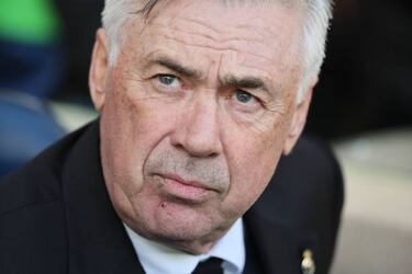 El entrenador italiano del Real Madrid, Carlo Ancelotti.