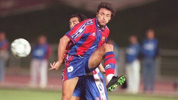 El exjugador rumano Gheorghe Popescu, durante su etapa en el Barcelona.