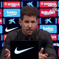 Simeone, sobre los minutos de Griezmann: "Sin palabras"