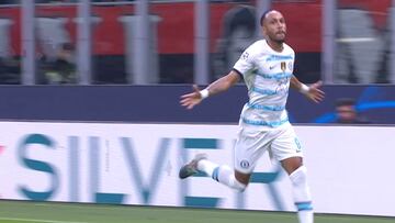 El ‘fail’ de Aubameyang en San Siro 3″ después de marcar: no salió nada bien