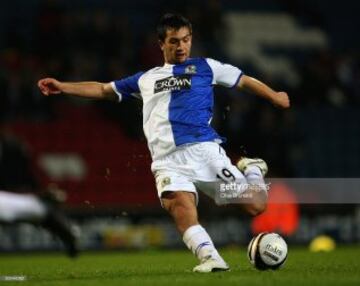 Carlos Villanueva llegó el 2008 al Blackburn Rovers luego de buenas campañas con Audax Italiano en Chile.