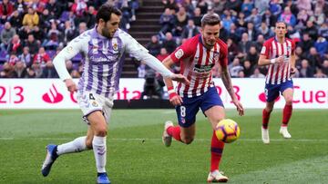 El Atlético contra el Valladolid.
