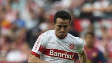 Leandro Damiao, delantero del Porto Alegre, posible sustituto de Falcao en el Atl&eacute;tico de Madrid.