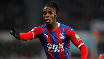 Zaha, en un partido con el Crystal Palace.