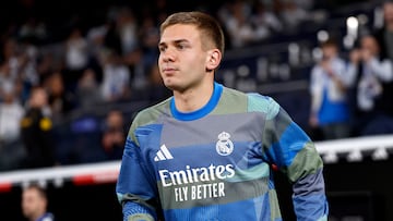 Mastantuono, con el Real Madrid.