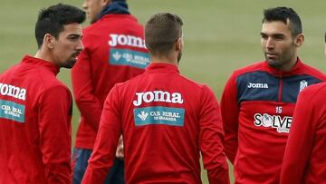 Entrenamiento Granada. Cuenca, Ruben Perez, Barral y Javi Marquez