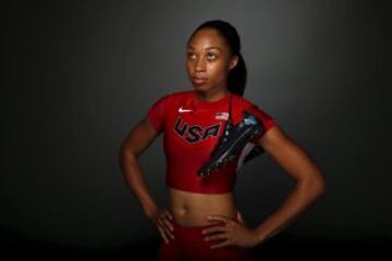 La corredora Allyson Felix.