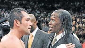 Óscar De la Hoya y Floyd Mayweather
