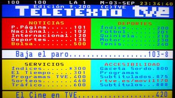 Cómo ver online el mítico Teletexto, que cumple 30 años