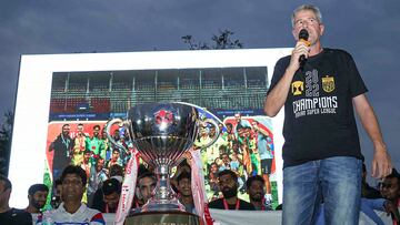 El catal&aacute;n Manolo M&aacute;rquez, durante la celebraci&oacute;n de la ISL en Hyderabad.