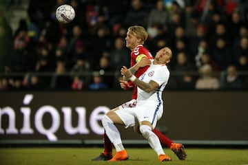 En el Portland Park de Aalborg, La Roja disputó su segundo partido de la era del colombiano Reinaldo Rueda como entrenador.