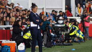 La entrenadora de España, Montse Tomé