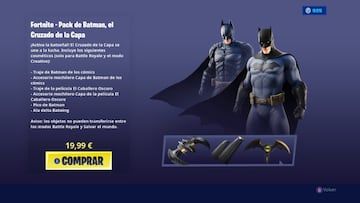 Pack de Batman, el Cruzado de la Capa