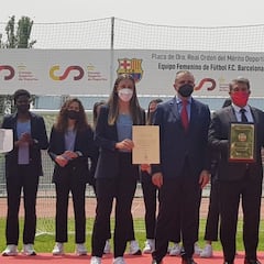 Laporta, al Barça femenino: "Sois el espejo en el que tenemos que mirarnos en el Barça"