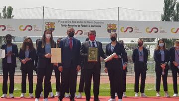 Laporta, al Barça femenino: "Sois el espejo en el que tenemos que mirarnos en el Barça"