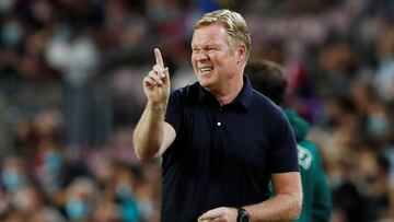 Koeman: "Me siento respaldado por mis jugadores; por el club, no sé…"