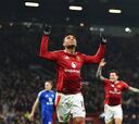 Manchester United 5-2 Leicester: partido de octavos de EFL Cup