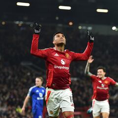 Manchester United 5-2 Leicester: partido de octavos de EFL Cup