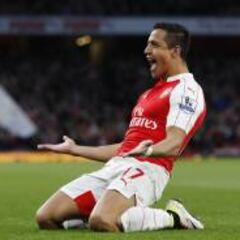 Alexis Sánchez anotó su gol número 40 en Arsenal