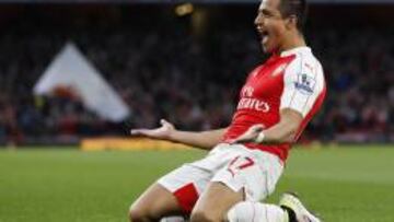 Alexis Sánchez anotó su gol número 40 en Arsenal