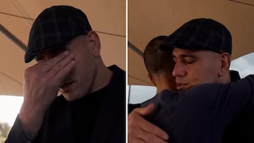 Heartwarming moment: UFC Champion Alex Pereira breaks down in tears while shaving head of cancer patient