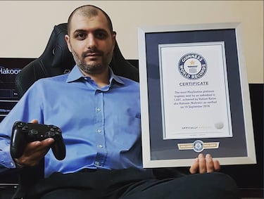 Record Guinness: 1691 trofeos platino en PlayStation