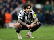 NEWCASTLE (United Kingdom), 10/03/2026.- Sandro Tonali of Newcastle looks on during the UEFA Champions League Round of 16 first leg match between Newcastle United and FC Barcelona, in Newcastle, Britain, 10 March 2026. (Liga de Campeones, Reino Unido) EFE/EPA/ADAM VAUGHAN