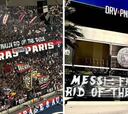 La pancarta misteriosa de los ultras del PSG... a Neymar y Messi