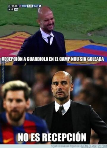 Los memes más divertidos de la derrota de Guardiola ante el Barcelona