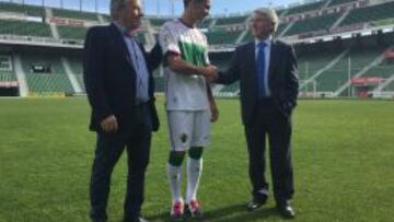 Franco Cristaldo es presentado como nuevo jugador del Elche.
