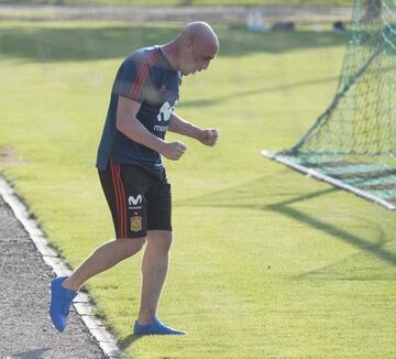 Rubiales y Marchena se entrenan en Krasnodar