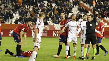 El Alba recurrirá la segunda amarilla de Zozulia ante Osasuna