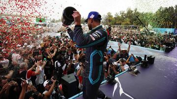 Mitch Evans, ganador del ePrix de México.