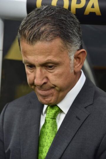 Juan Carlos Osorio, nada contento.