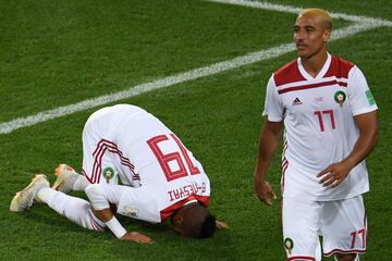 1-2. Youssef En-Nesyri celebró el segundo gol.